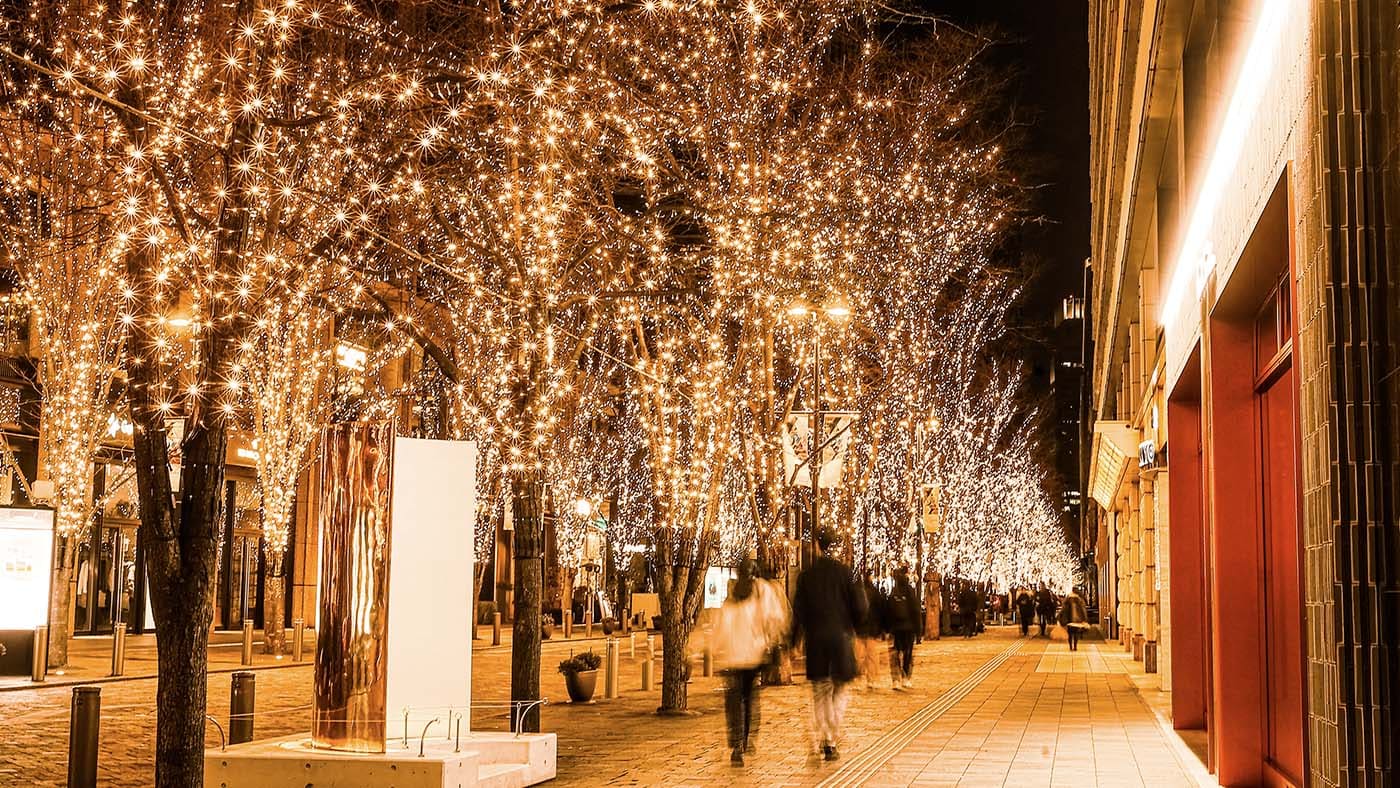 Have dinner along Marunouchi Naka-dori Street
