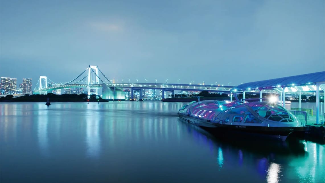 Hop on a TOKYO CRUISE vessel from Asakusa to Odaiba