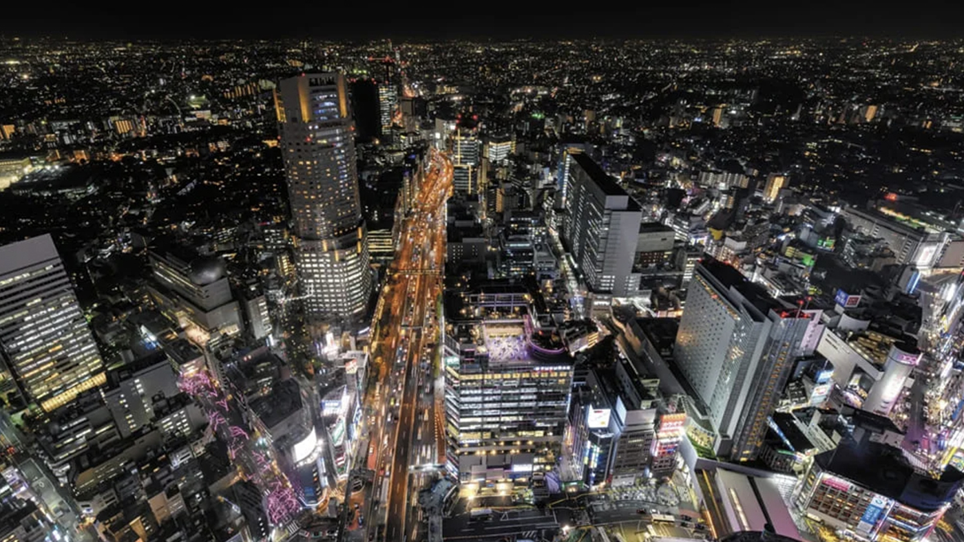 「SHIBUYA SKY」で夜景を眺める