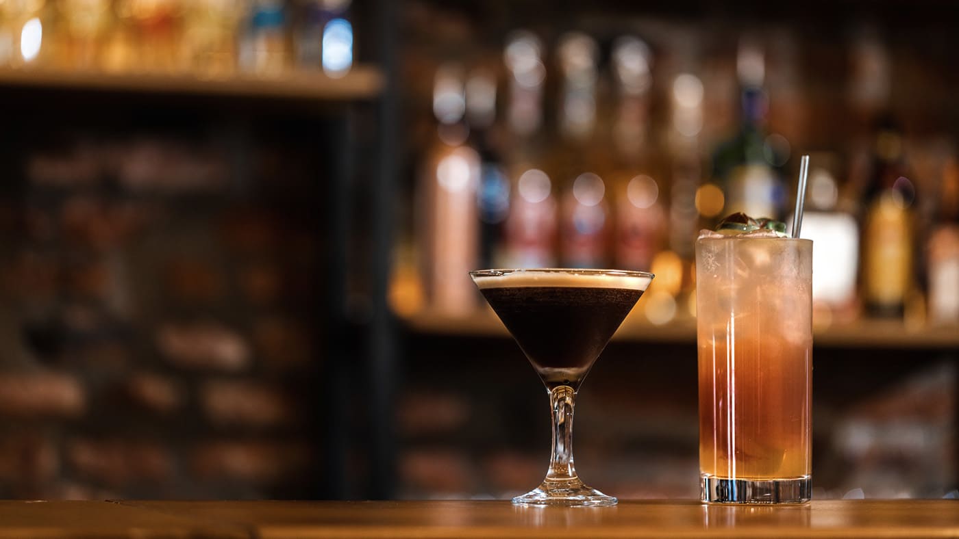 Close out the night with a superb cocktail