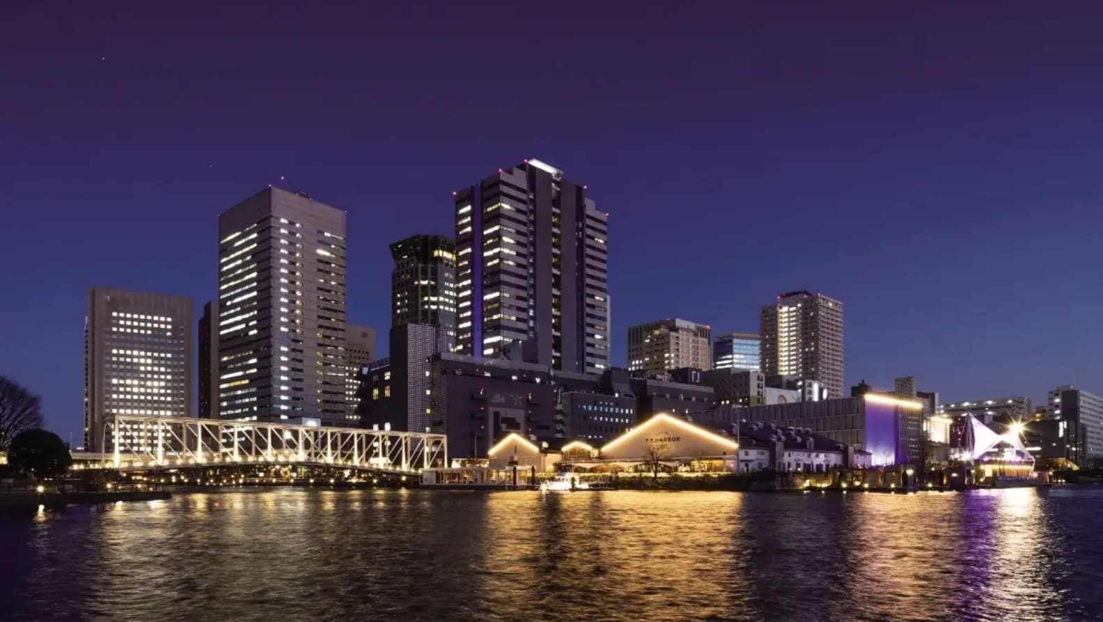 Tennozu Canal Area Illuminations